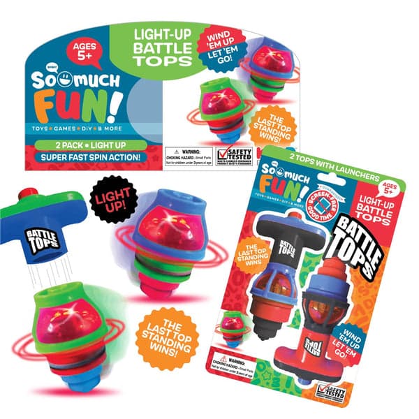 Kandy Toys Battle Tops On Blistercard
