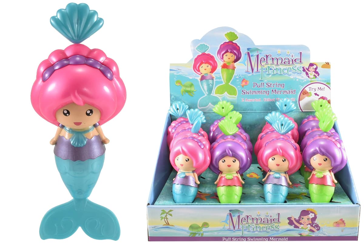 Kandy Toys 6" Mermaid 4 Assorted In Display Box