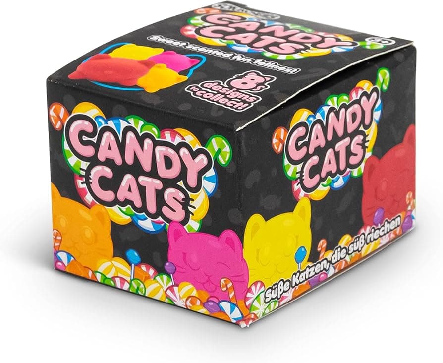 Kandy Toys Squeezey Cats 4 Assorted In Display Box