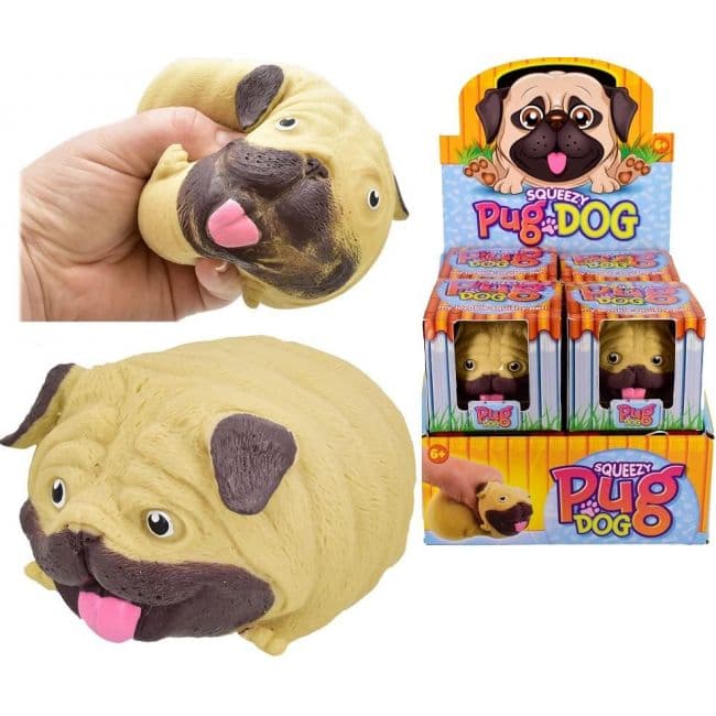 Kandy Toys Squeeze Dog In Window Box - Display Box