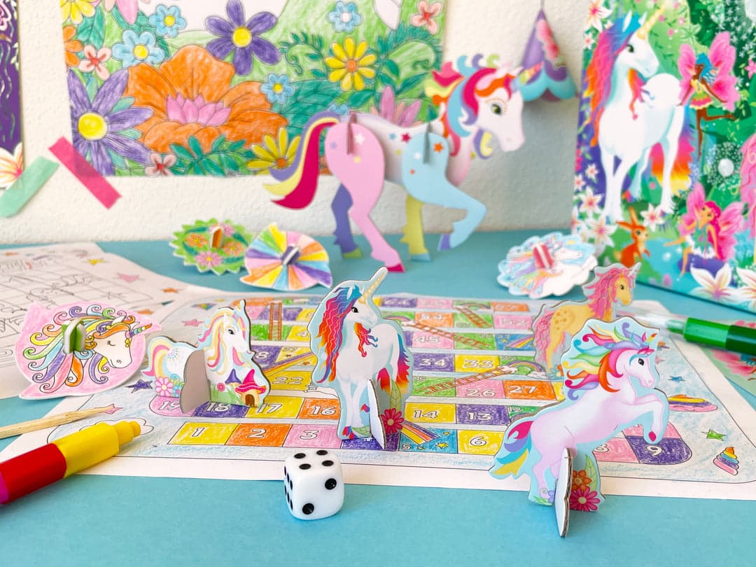 Kandy Toys Unicorn Modelling Art Set In Colour Box