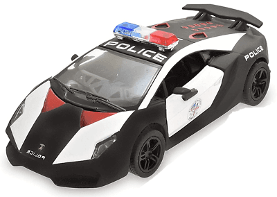Kandy Toys 1:38sc Lamborghini Sesto Elemento Police Car
