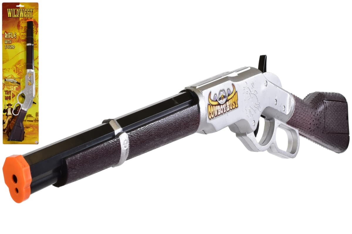 Kandy Toys Cowboy Rifle "wild West" - Tie Card