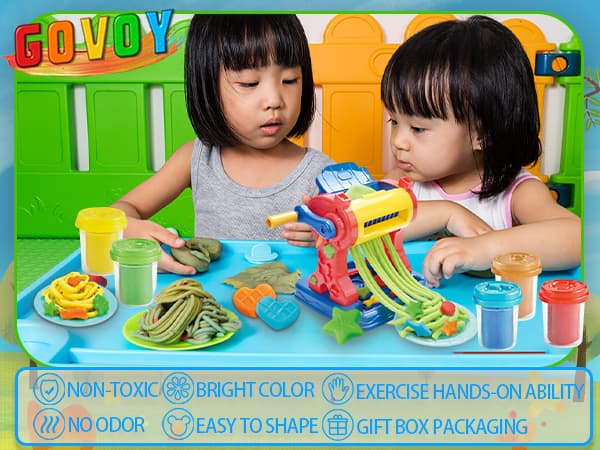 Kandy Toys Super Dough Family Playset In Colour Box