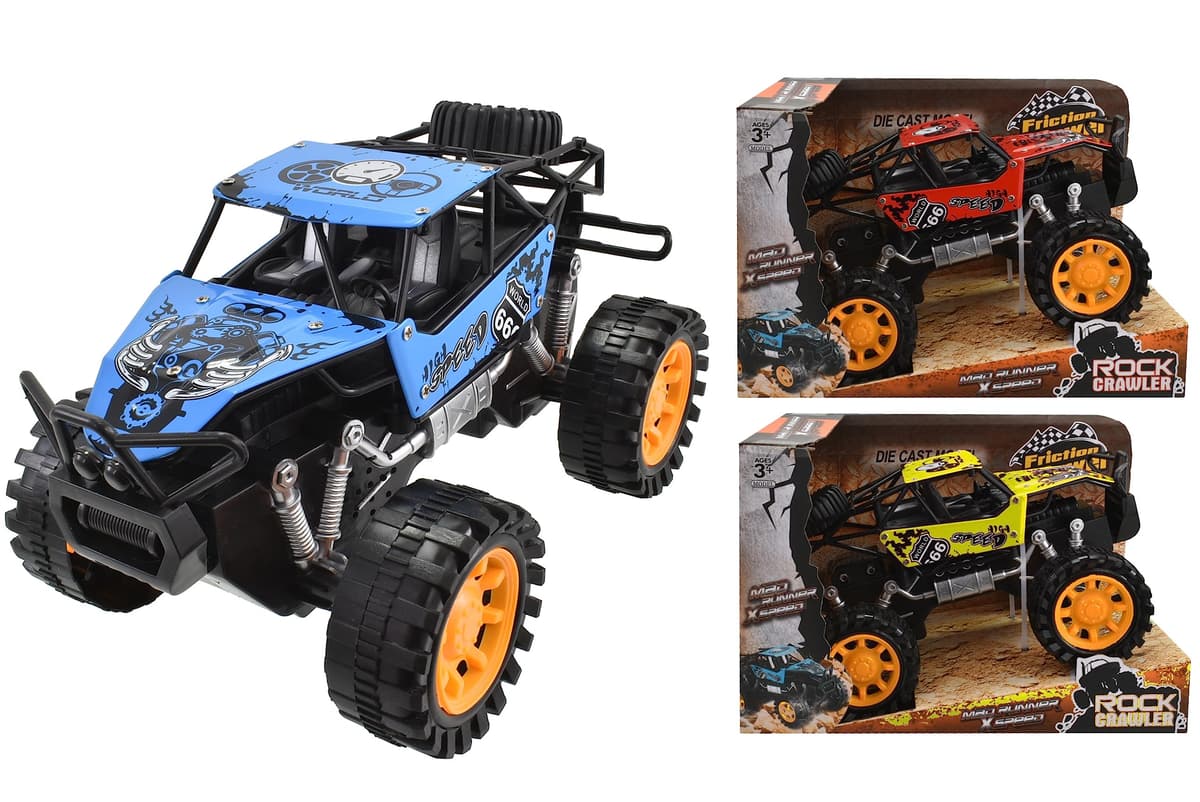 Kandy Toys 4 X 4 Metal Off Roader Vehicle (3 Assorted Colours)