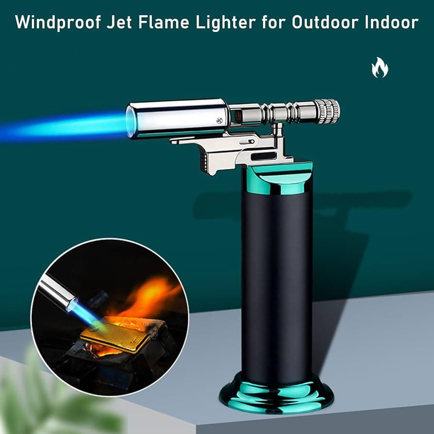 Kandy Toys Windproof Mini Blow Torch Lighter In Display Box