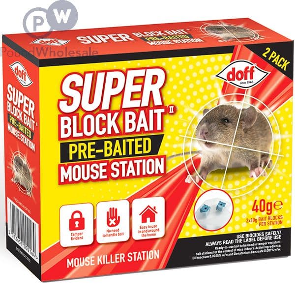 DOFF  Super Block Pre Bait Mouse Station II
