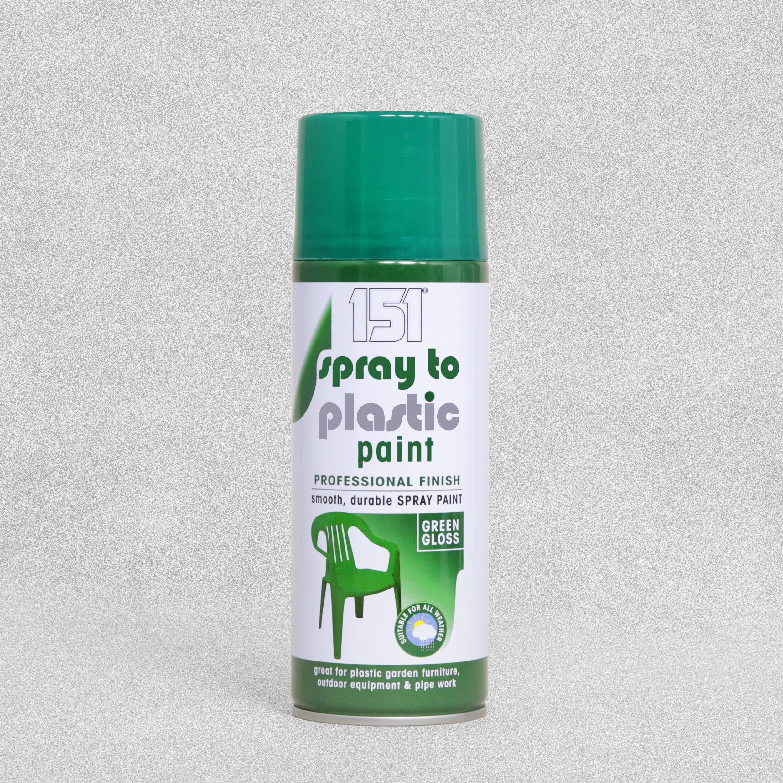 151 SPRAY TO PLASTIC PAINT GREEN GLOSS 400ML image