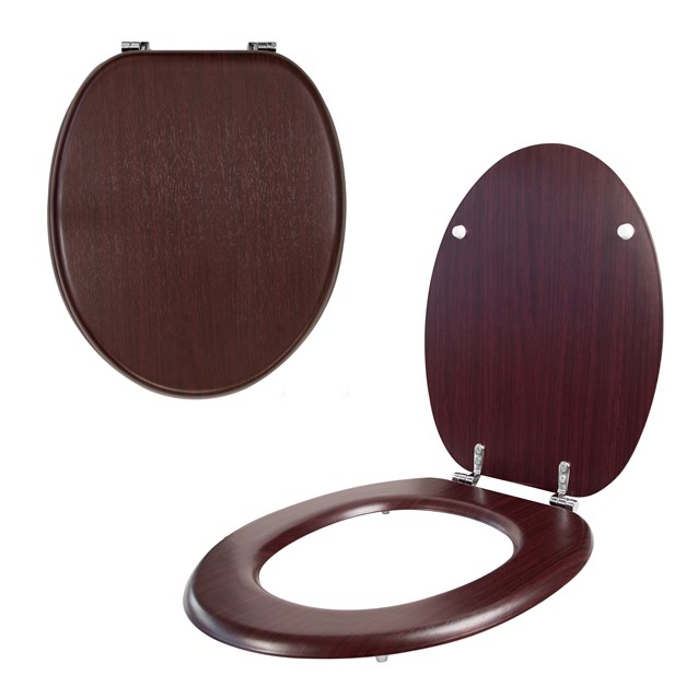 BENROSS Mahogany  close toilet seat image