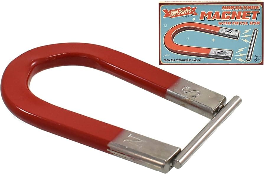 Kandy Toys Horseshoe Magnet In Colour Box