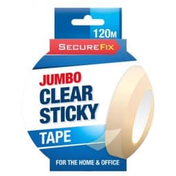 OTL Jumbo Clear Sticky Tape 120m Clipstrip 1