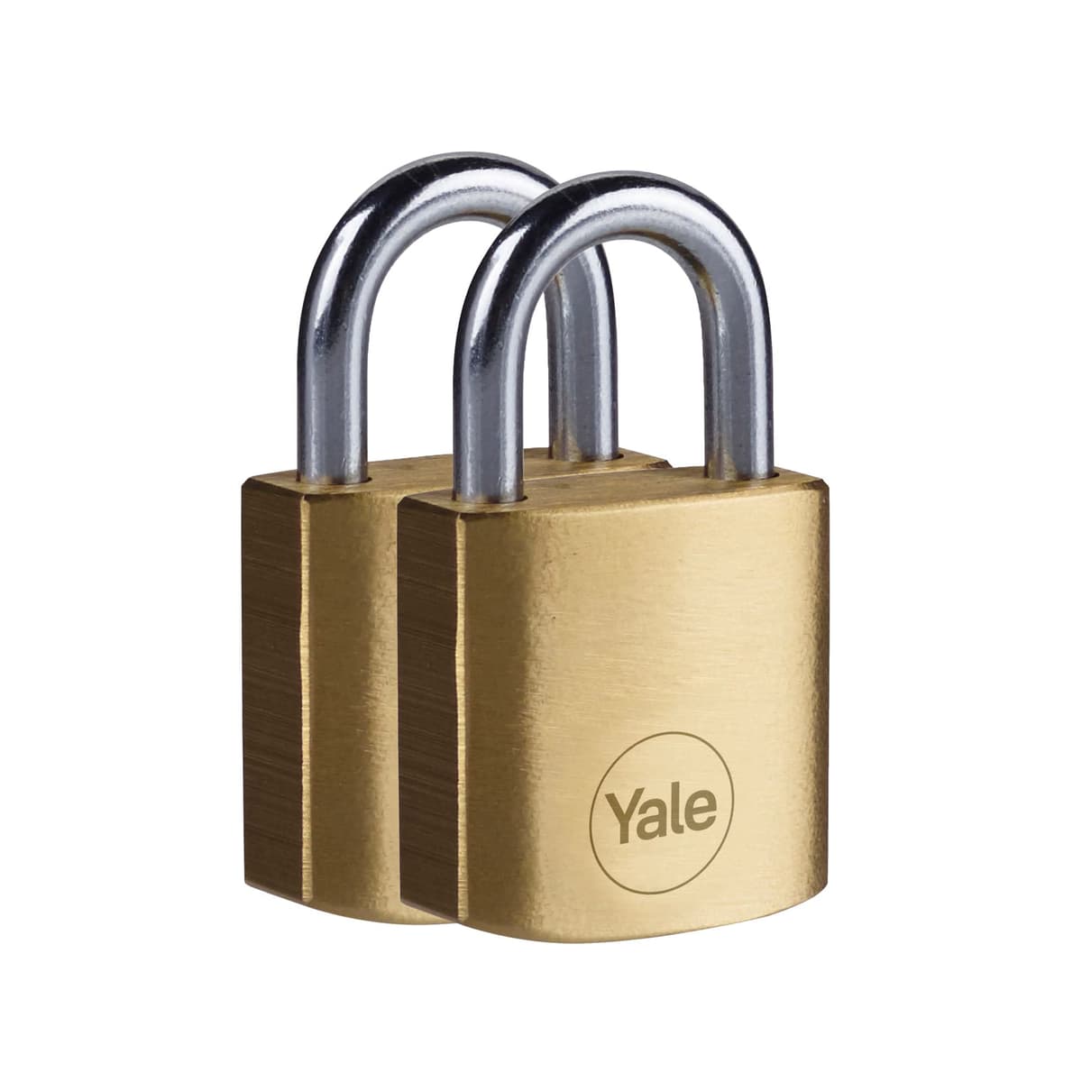 Yale Brass Padlock 30mm (Pack of 2)