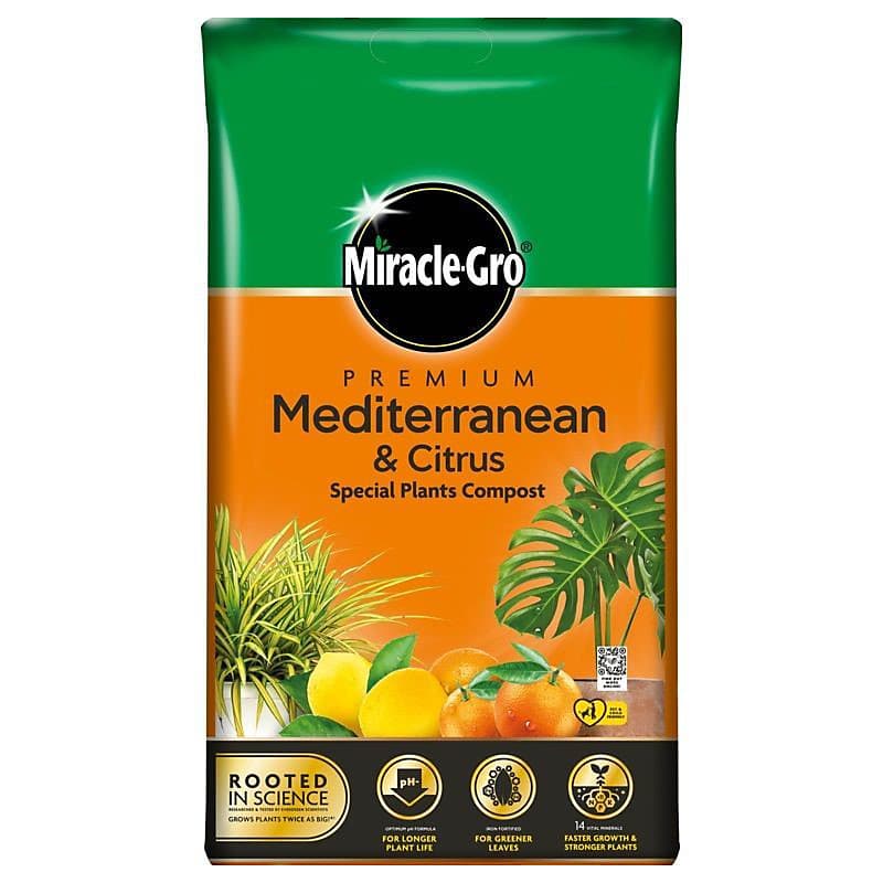 Evergreen Miracle-gro Mediteranian Citrus Peat Free 6l