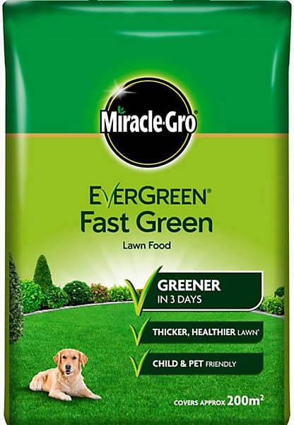 Evergreen Miracle-gro Fast Green 200m2 7 Kg