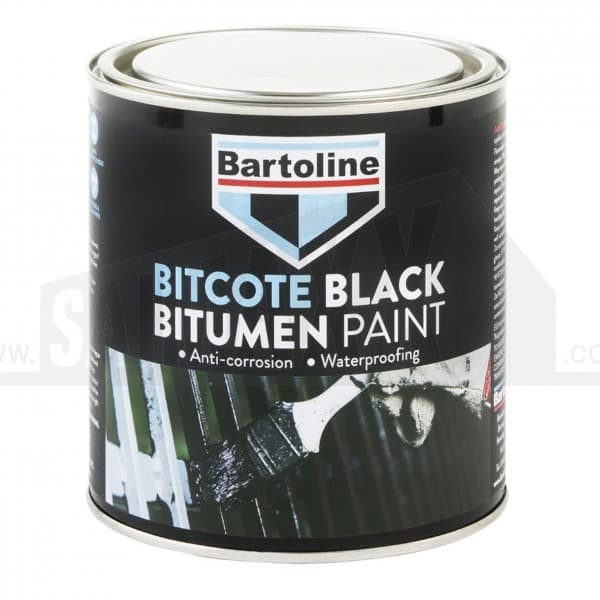 Bartoline  Black Bitumen Paint 1Ltr