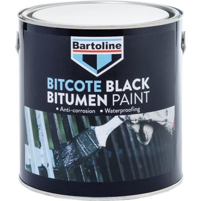 Bartoline  Black Bitumen Paint 2.5Ltr