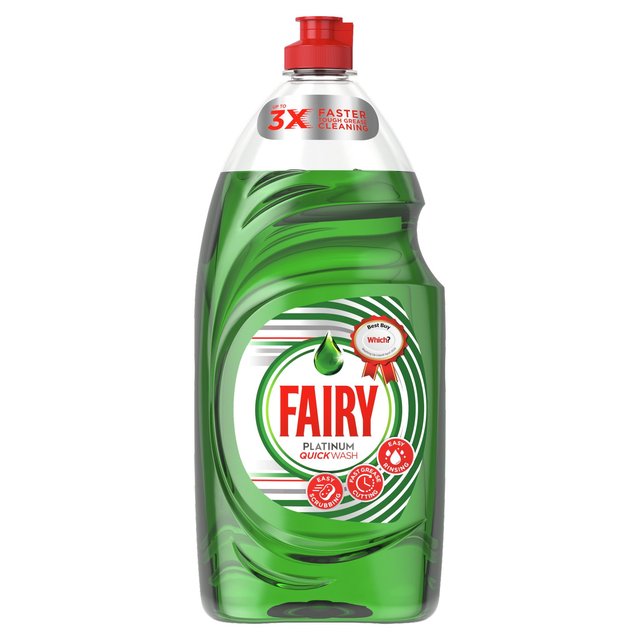 Fairy Washing Up Liquid 900ml Platinum Original image