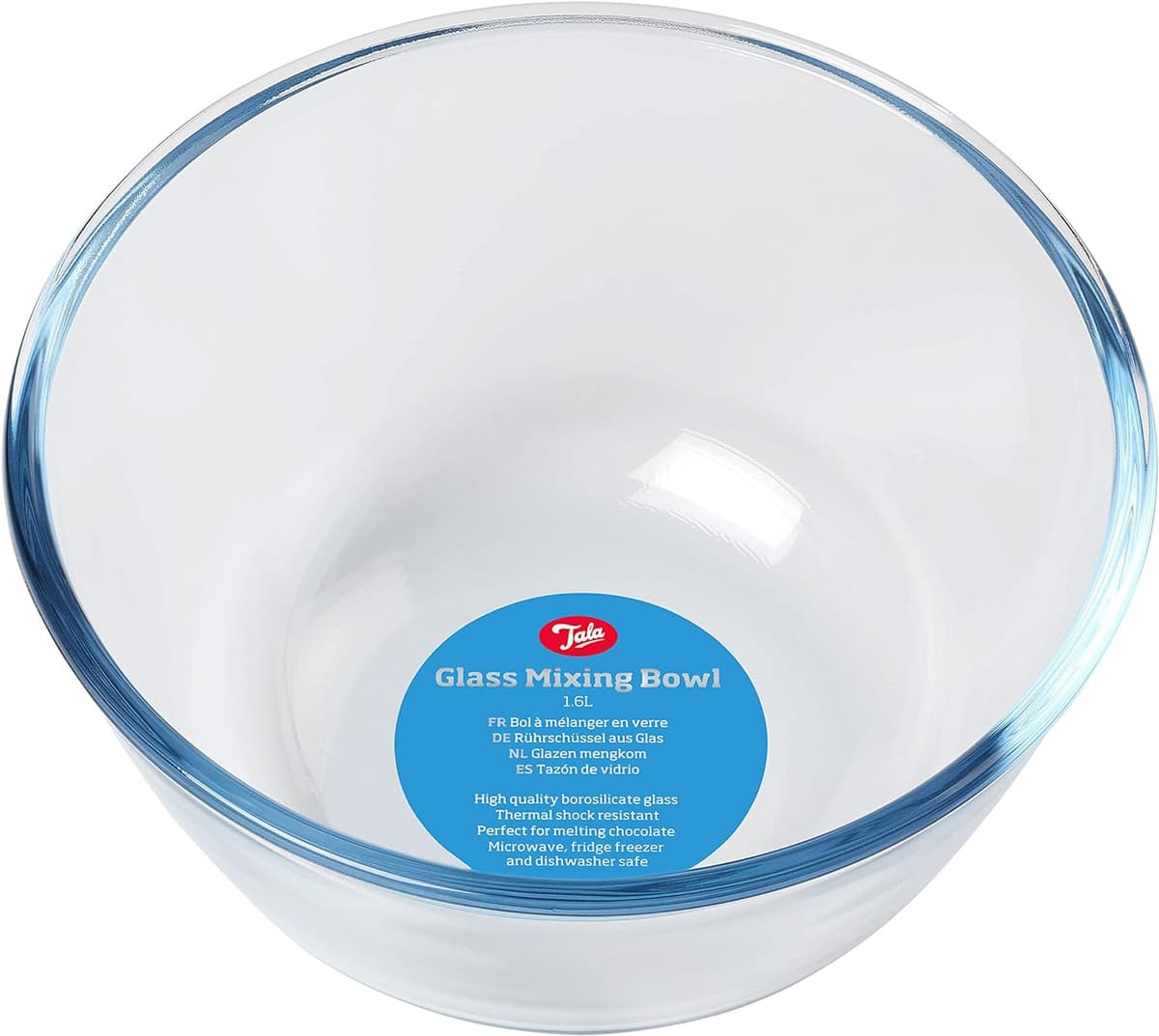 Tala Borosilicate Glass Mixing Bowl 19x9.5cm 1.6L