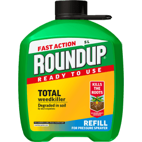 Evergreen Roundup Fast Action Ready to Use Total Weedkiller Degraded in Soil 5L
