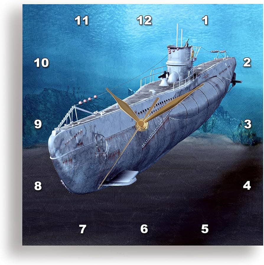 Wall Clock Submarine 