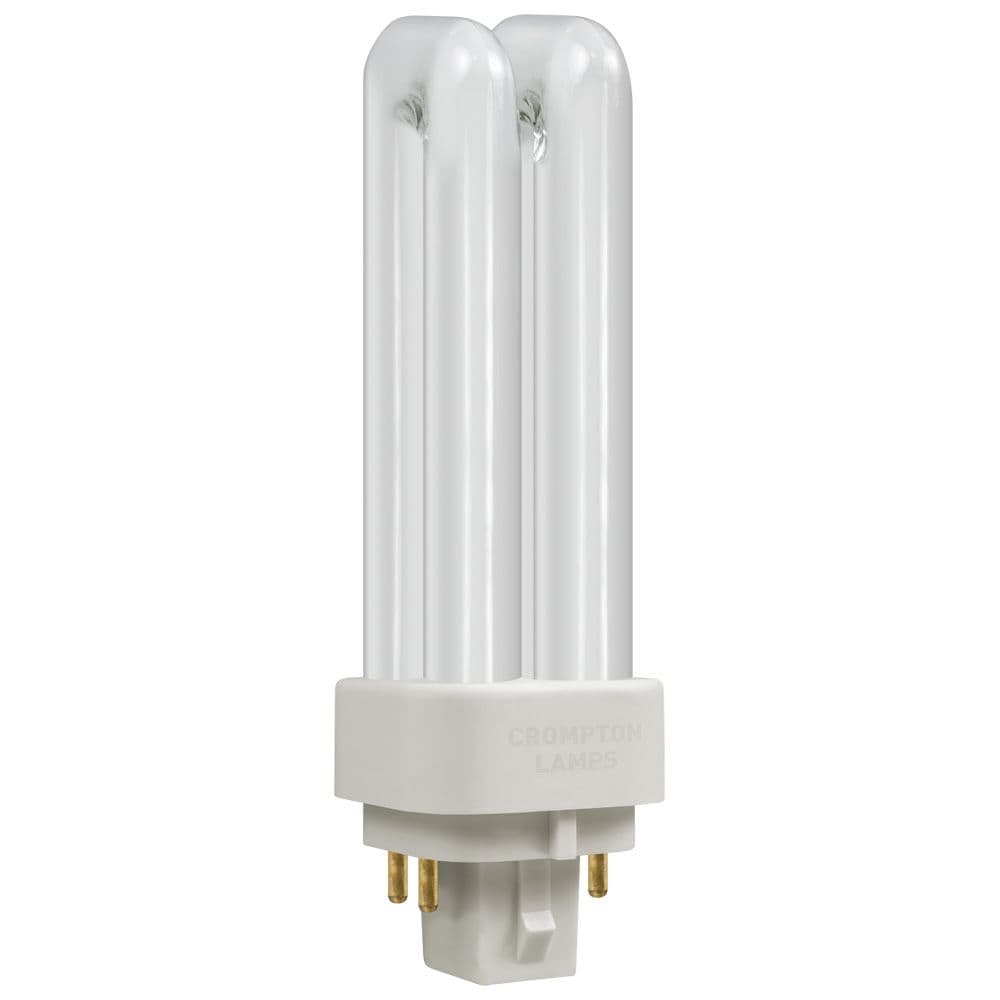 CROMPTON COMPACT FLUORESCENT DE TYPE 10W 4 PIN LAMPS G24Q-1 (CLDE10SW)