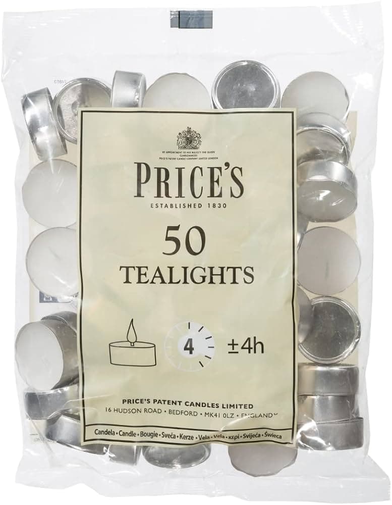 Prices Tealights Bag x50
