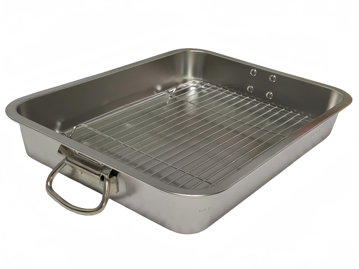 Tri star Stainless Steel Roasting Grill Pan 27X21