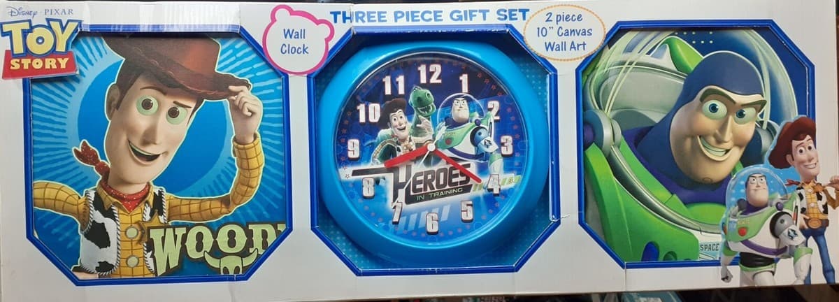 TOY STORY CANVAS CLOCK 