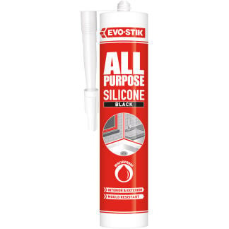 EVO-STIK MULTI-PURPOSE SILICONE SEALANT Black C20 image
