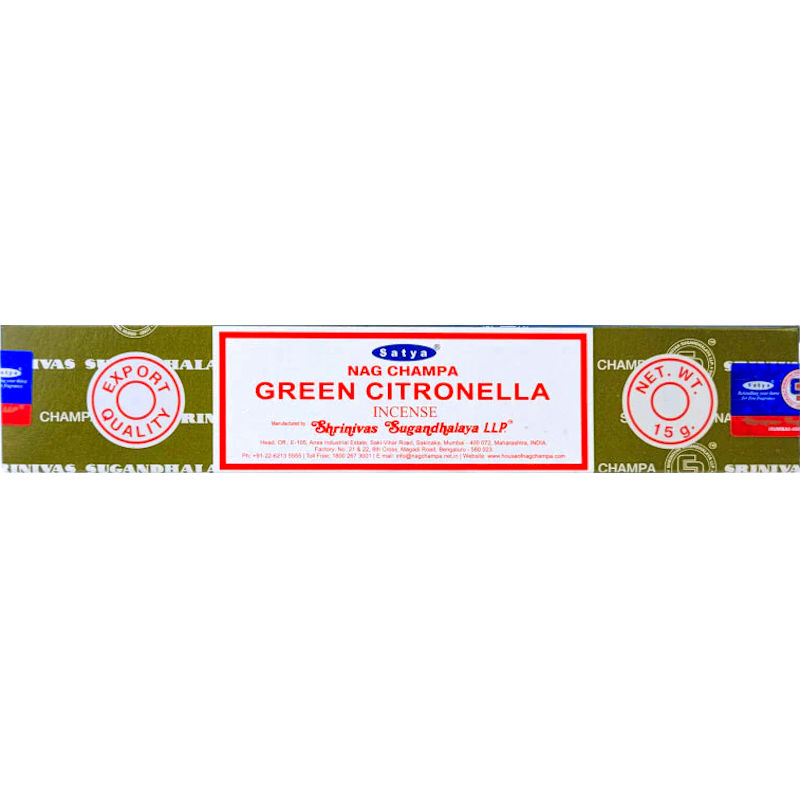 Satya Incense Sticks Green Citronella image