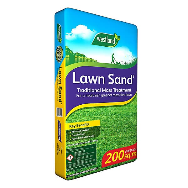 Westland Lawn Sand Moss treatment 200m² 16kg
