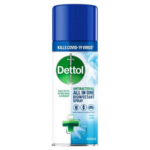 DETTOL 400ML DISINFECT SPRAY LINEN 09/22
