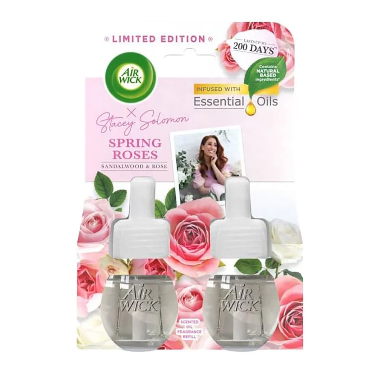 AIR WICK ELEC 2X19ML REFILL ROSE TWIN