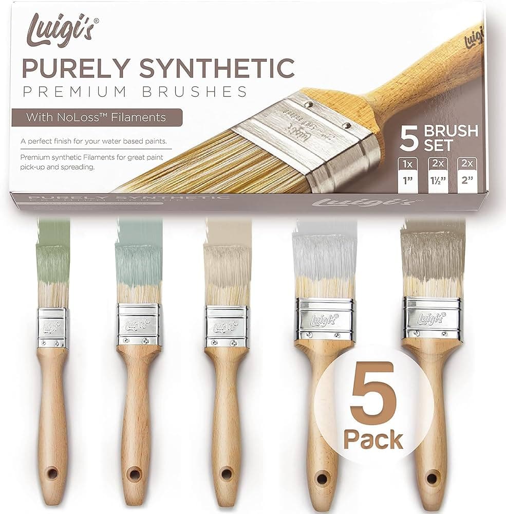 LYNWOOD 5 BRUSH PACK - ½", 1", 1½" & 2 x 2"