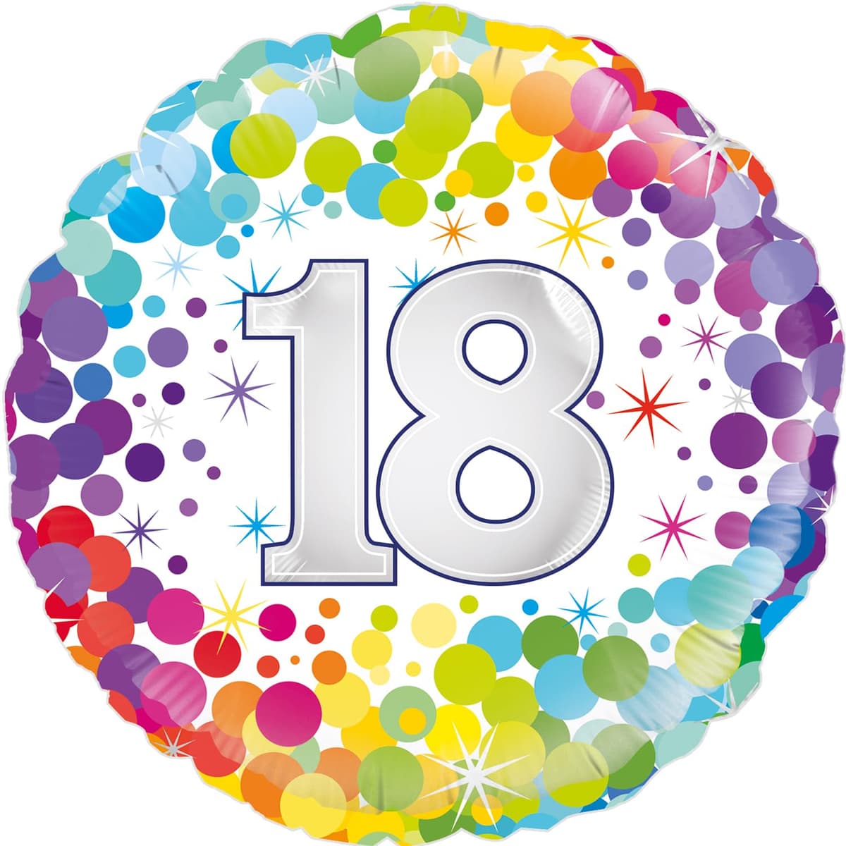 Oaktree 18" Colourful Confetti Birthday