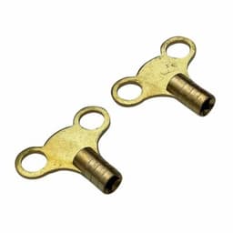 Am-tech 2pcs BRASS RADIATOR KEY SET 1