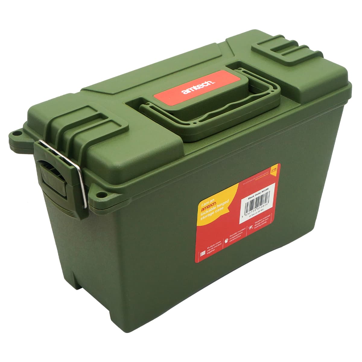 Am-tech 290mm (12 INCH) LOCKABLE STORAGE CASE