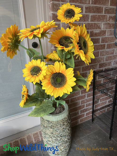Sun flower jumbo sq pp woven s image