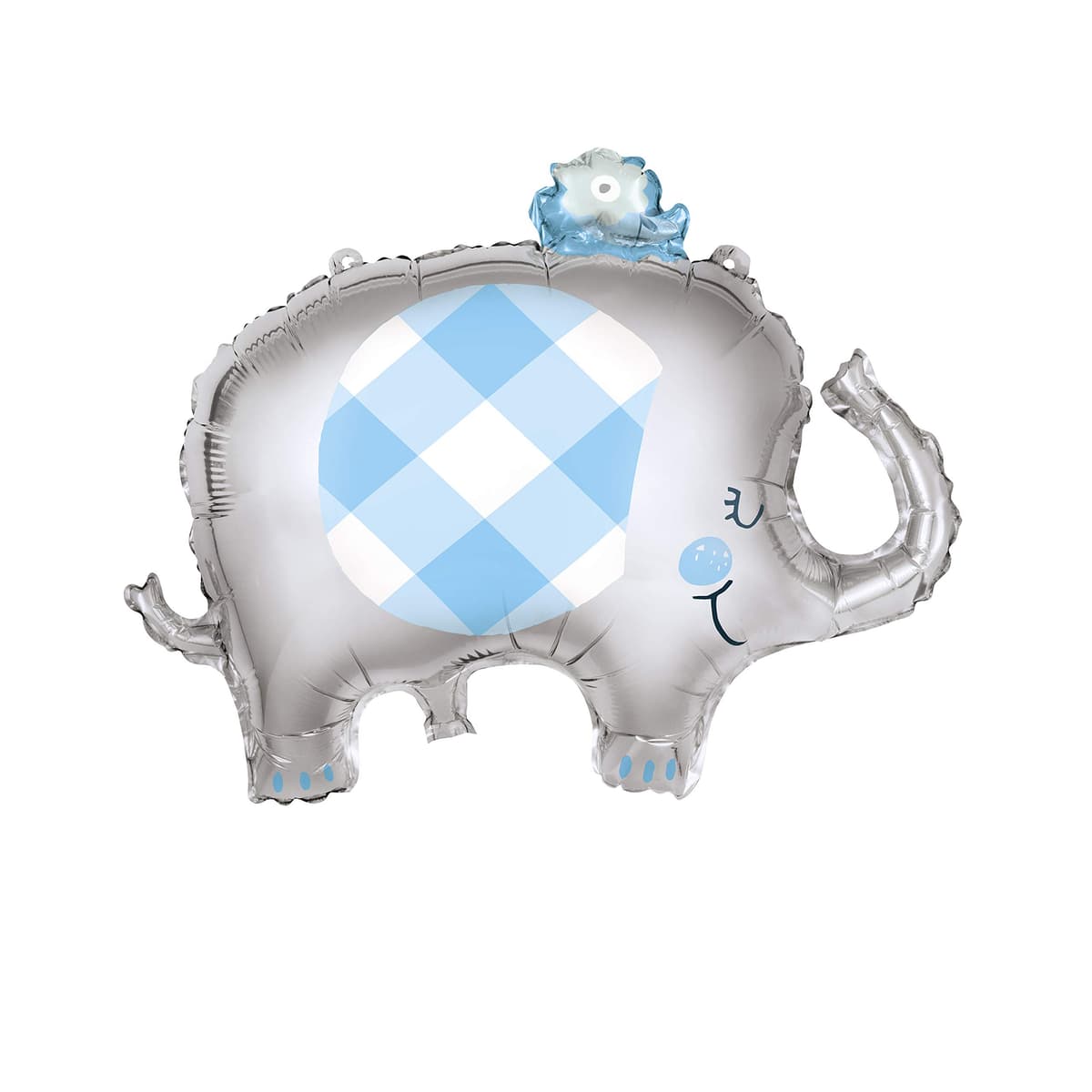 Unique Party Blue Elephant Giant Foil Balloon 29"
