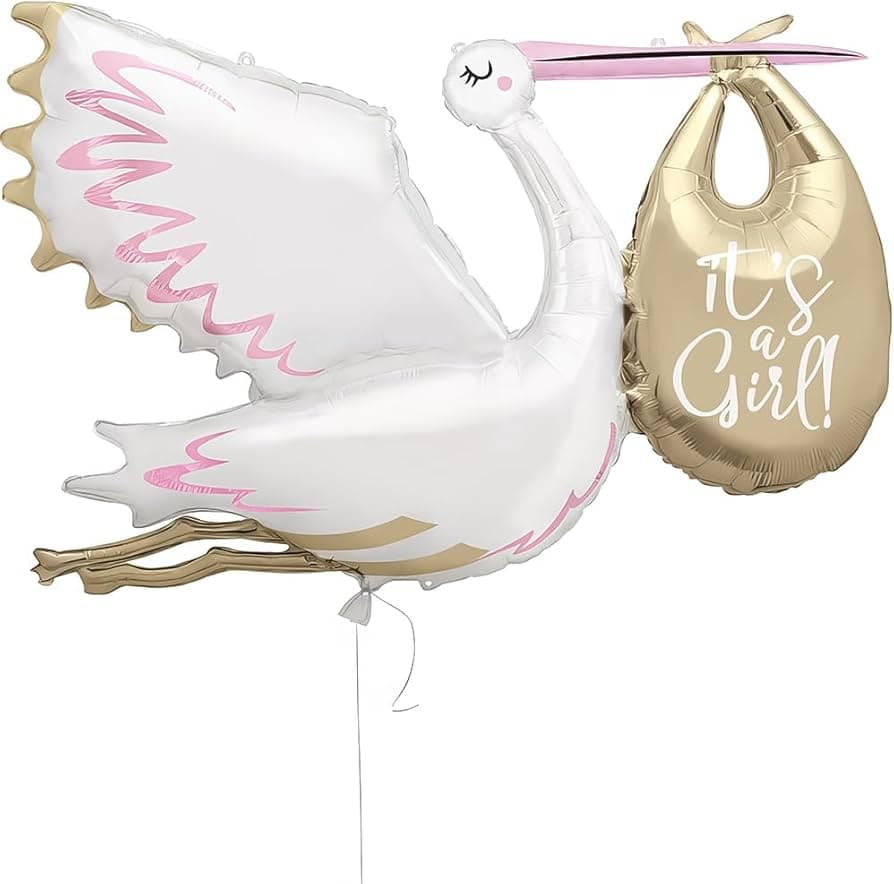 Unique Party Unique 62" Giant Stork It's A Girl