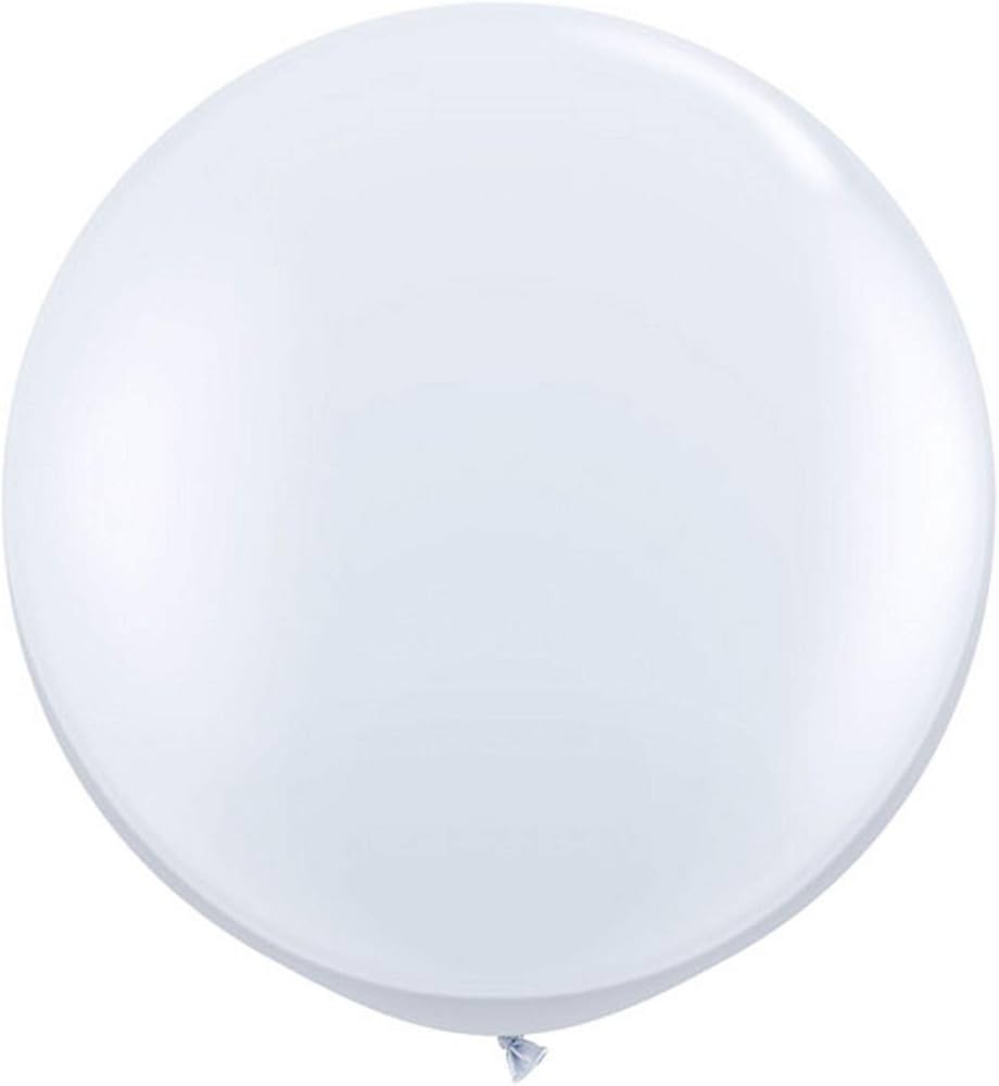 QUALATEX PLAIN LATEX  5" RND WHITE 100CT image