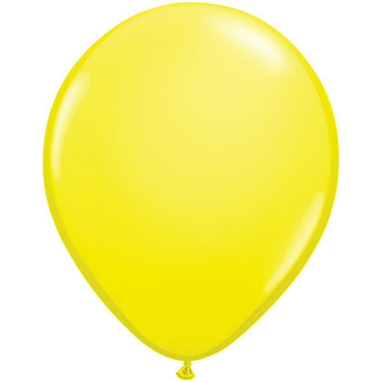 Qualatex 5" Round Yellow - 100 count (plain) image