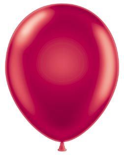 Qualatex 5" Round Red -100 count  (plain) image