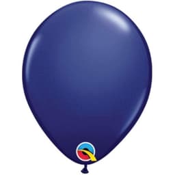 QUALATEX PLAIN LATEX  5" RND DARK BLUE 100CT 1