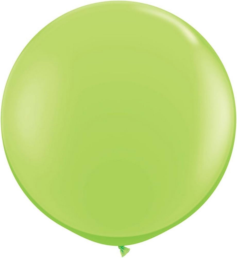Qualatex 5" Round Green - 100 count (plain) image