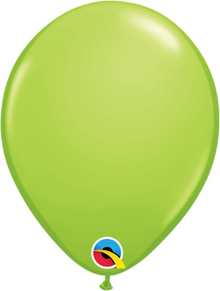 Qualatex 5" Round Lime Green - 100 count (plain) image