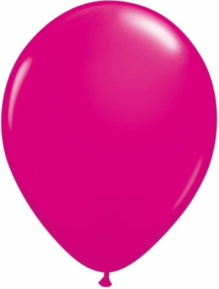 Qualatex 5" Round Wild Berry - 100 count (plain) image