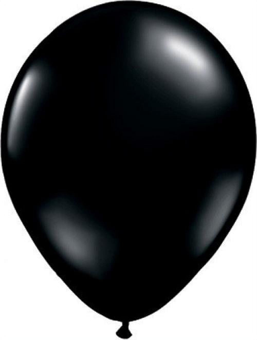 Qualatex 5" Round Onyx Black - 100 count (plain) image