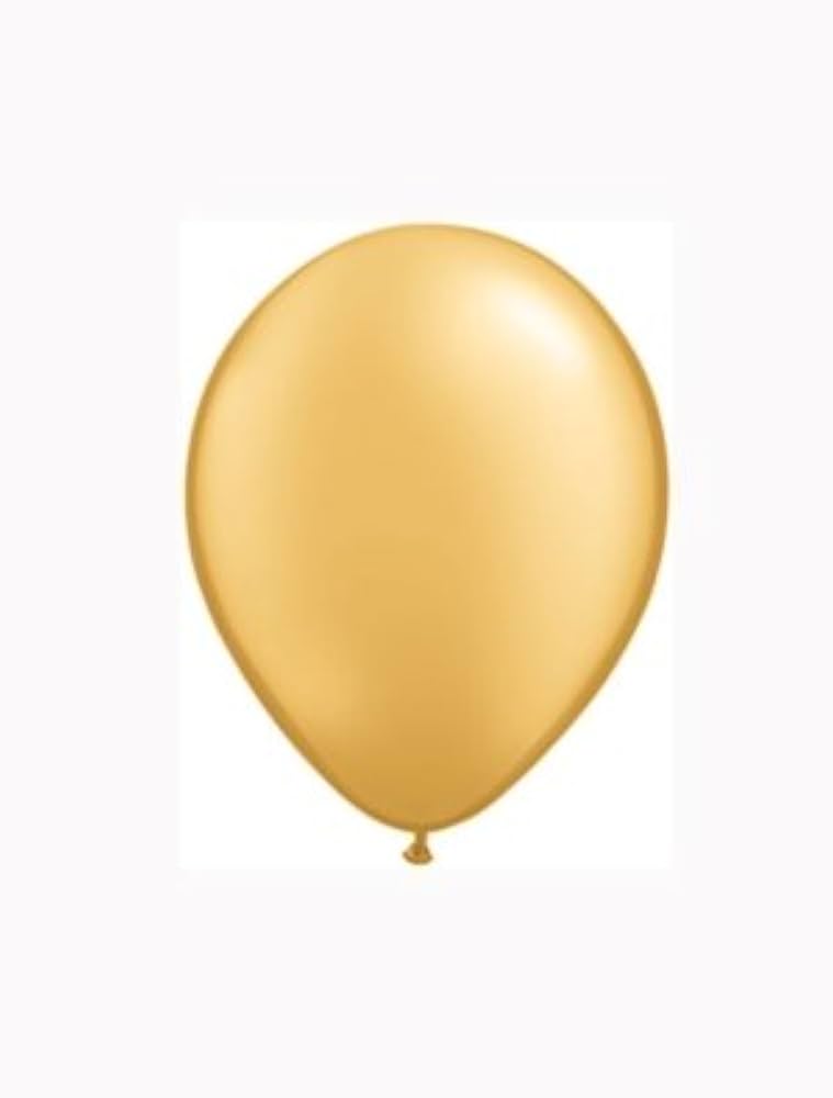 Qualatex 5" Round Gold - 100 count (metallic) image