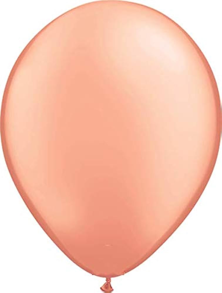 Qualatex 5" Round Rose Gold - 100 count (metallic) image